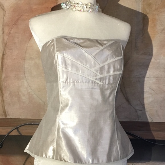 White House Black Market Tops - WHBM Strapless Top ~ FP